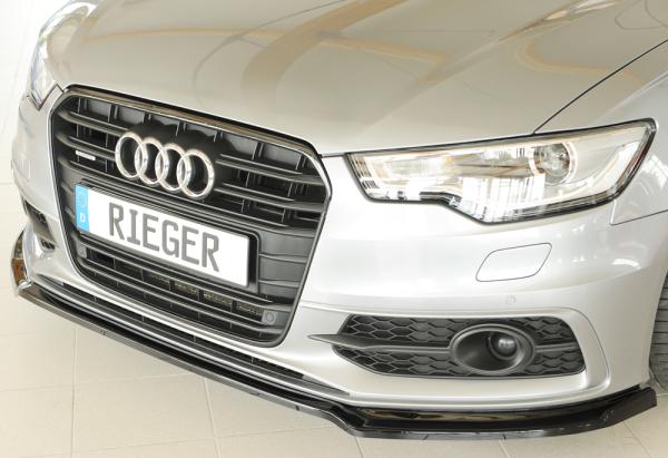 Rieger Spoilerschwert für Audi A6 S6 (4G/C7) Glossy schwarz glänzend Y 00088452