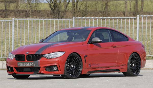 Rieger Spoilerschwert für BMW 4er F36 (3C) Carbon Look glänzend K 00099238