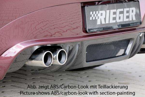 Rieger Heckansatz für BMW Z4 (E85) Carbon Look glänzend K 00099853