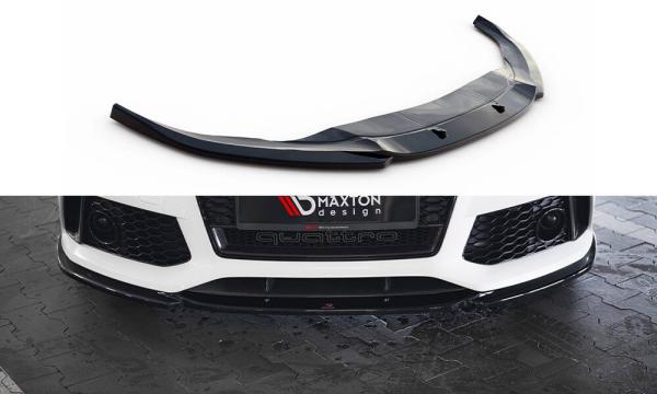 Maxton Design Front Ansatz V.4 für Audi RS7 C7 schwarz Hochglanz