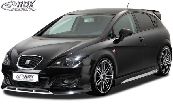 RDX Frontspoiler für SEAT Leon 1P Facelift (ab 2009) Frontlippe Front Ansatz Spoilerlippe