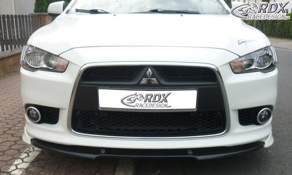 RDX Frontspoilerlippe VARIO-X für MITSUBISHI Lancer Sportback 2008+ Frontlippe Front Ansatz Vorne Spoilerlippe