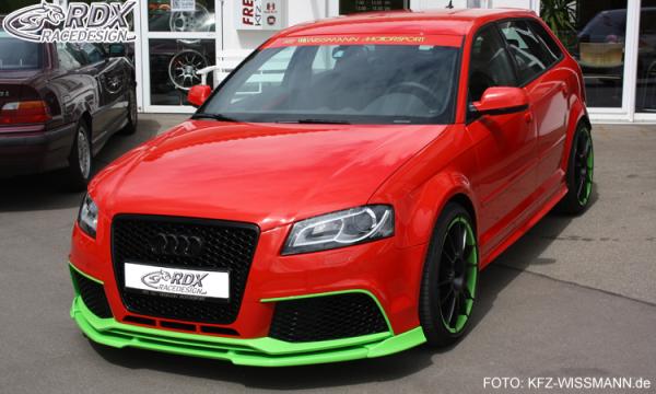 RDX Frontspoilerlippe VARIO-X für AUDI RS3 8P 2011+ (3türig + Sportback) Frontlippe Front Ansatz Vorne Spoilerlippe