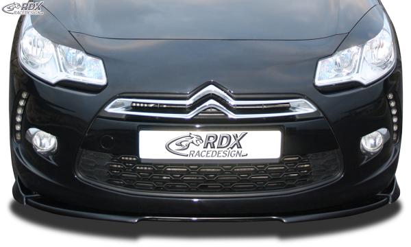 RDX Frontspoilerlippe VARIO-X für CITROEN DS3 (2010-2016) Frontlippe Front Ansatz Vorne Spoilerlippe