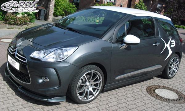 RDX Frontspoilerlippe VARIO-X für CITROEN DS3 (2010-2016) Frontlippe Front Ansatz Vorne Spoilerlippe