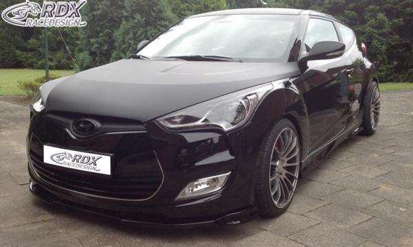 RDX Frontspoilerlippe VARIO-X für HYUNDAI Veloster Frontlippe Front Ansatz Vorne Spoilerlippe