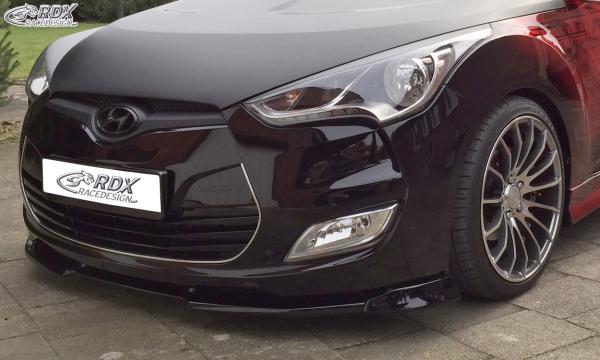 RDX Frontspoilerlippe VARIO-X für HYUNDAI Veloster Frontlippe Front Ansatz Vorne Spoilerlippe