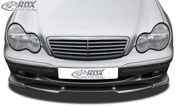 RDX Frontspoilerlippe VARIO-X für MERCEDES C-Klasse W203 -03/2004 (Passend an Classic/Elegance Stoßstange) Frontlippe Front Ansatz Vorne Spoilerlippe