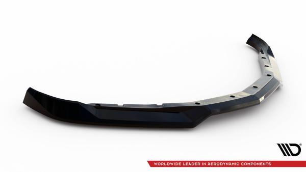 Maxton Design Front Ansatz V.1 für Chevrolet Camaro SS Mk6 Facelift schwarz Hochglanz
