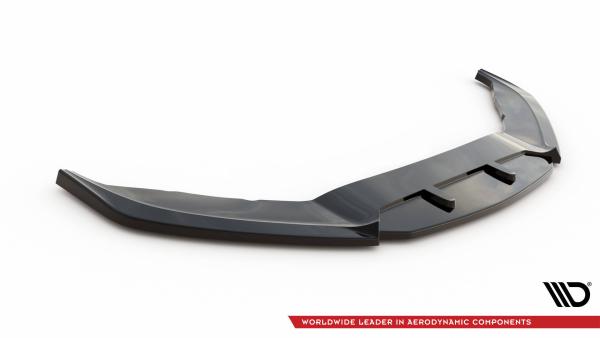 Maxton Design Front Ansatz V.3 für VW Scirocco R Mk3 schwarz Hochglanz