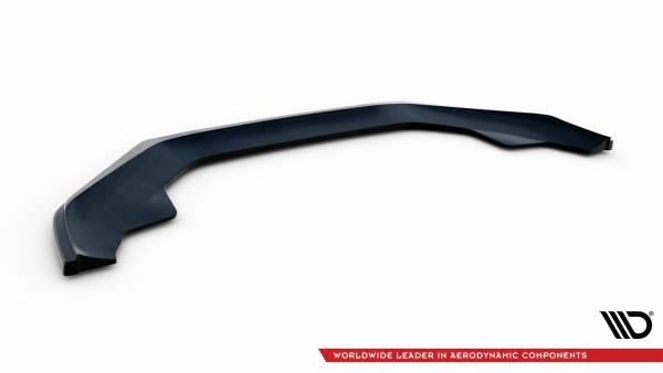 Maxton Design Front Ansatz V.4 für Audi A4 S-Line / S4 B8 Facelift schwarz Hochglanz