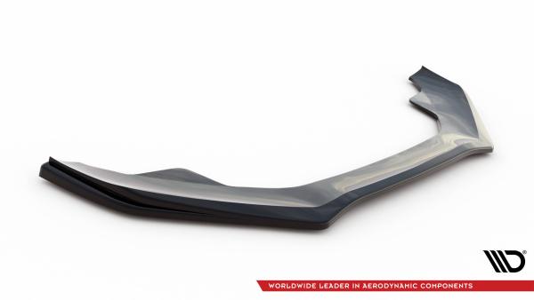Maxton Design Front Ansatz V.4 für Audi A4 S-Line / S4 B8 Facelift schwarz Hochglanz