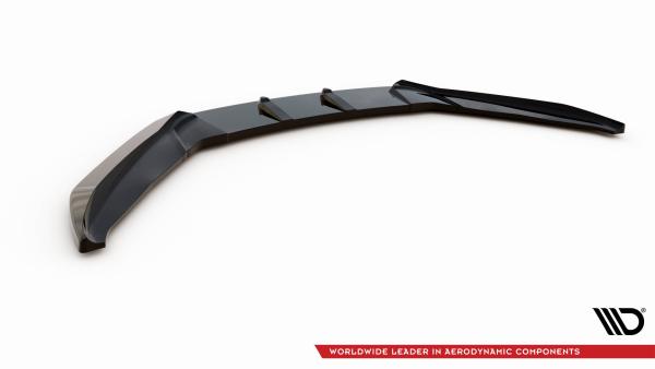 Maxton Design Front Ansatz V.3 für VW Scirocco Mk3 schwarz Hochglanz
