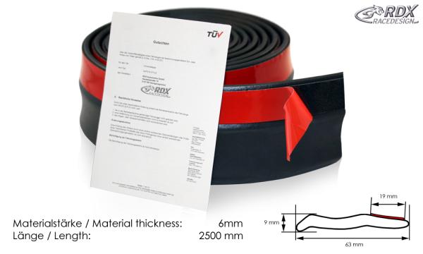 RDX Universal Spoilerlippe SAFE `N STYLE