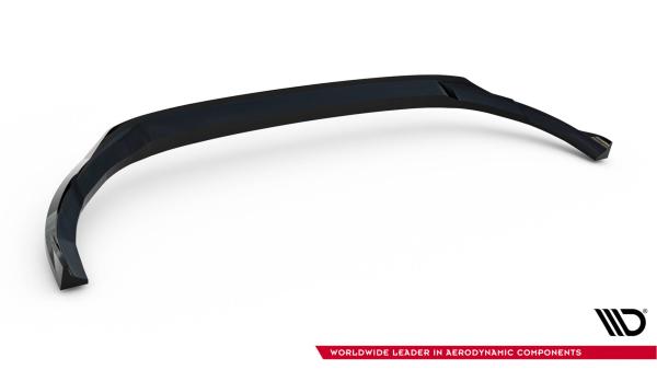 Maxton Design Front Ansatz V.2 für Ford Transit Custom / Tourneo Custom Mk2 schwarz Hochglanz