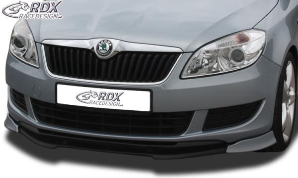RDX Frontspoilerlippe VARIO-X für SKODA Fabia 2 Typ 5J 2010+ (auch für Roomster & Praktik) Frontlippe Front Ansatz Vorne Spoilerlippe