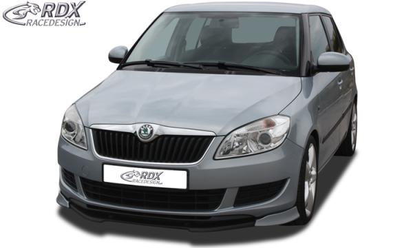 RDX Frontspoilerlippe VARIO-X für SKODA Fabia 2 Typ 5J 2010+ (auch für Roomster & Praktik) Frontlippe Front Ansatz Vorne Spoilerlippe
