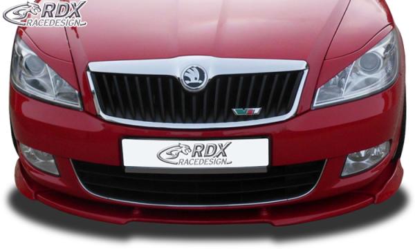 RDX Frontspoilerlippe VARIO-X für SKODA Octavia 2 Facelift Typ 1Z 2008+ (nicht RS) Frontlippe Front Ansatz Vorne Spoilerlippe