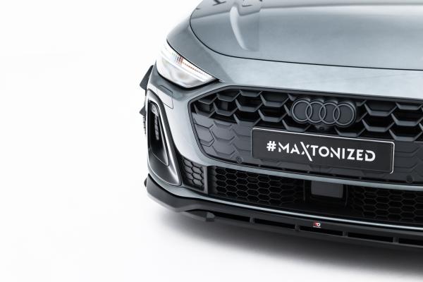 Maxton Design Front Ansatz V.1 für Audi A5 S-Line / S5 Limousine / Avant B10 schwarz Hochglanz
