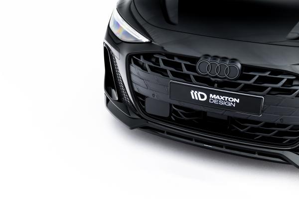 Maxton Design Front Ansatz V.1 für Audi A6 S-Line C9 schwarz Hochglanz