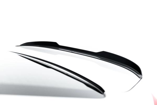 Maxton Design Spoiler CAP für BMW 3er Sportline Limousine F30 schwarz Hochglanz