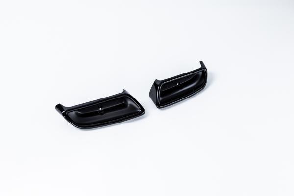 Milotec Auspuff-Dummies für Skoda Octavia III – schwarz (Klavierlack) – 2-teilig (XL-Ausführung)