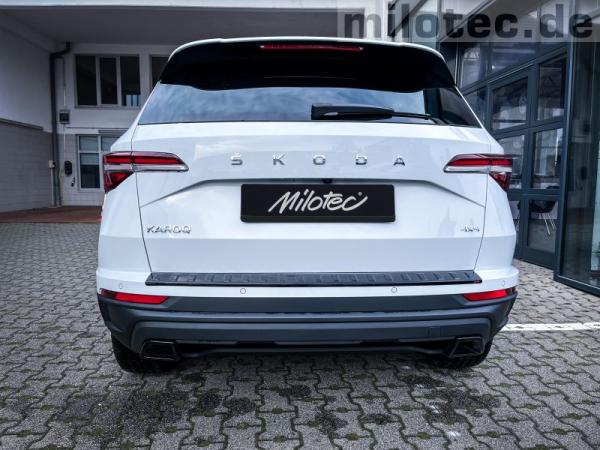 Milotec Auspuff-Dummies für Skoda Karoq Facelift – schwarz (Klavierlack) – 2-teilig