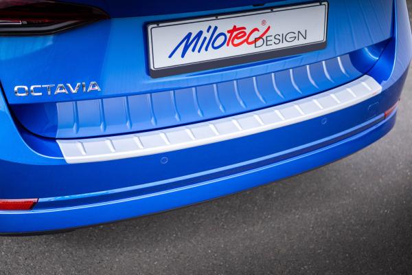 Milotec Ladekantenschutz für Skoda Octavia IV Combi RS & Scout – Alu-Brush matt