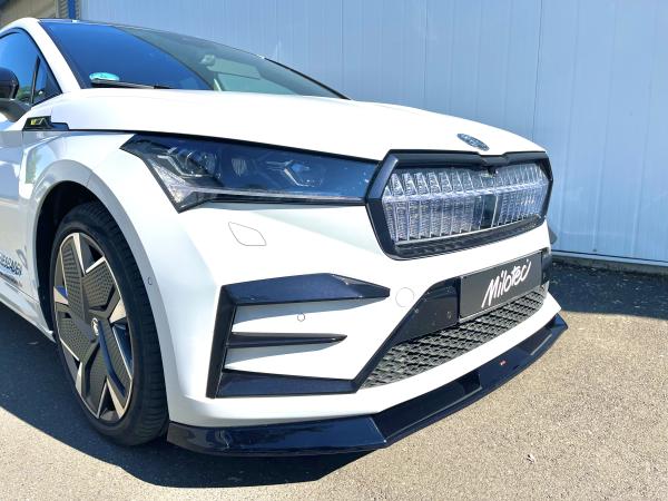 Milotec Frontspoiler für Skoda Enyaq RS & Sportline – ABS schwarz Klavierlack