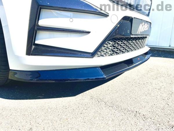 Milotec Frontspoiler für Skoda Enyaq RS & Sportline – ABS schwarz Klavierlack