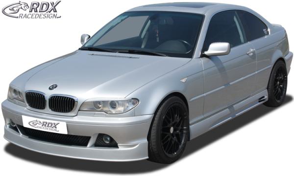 RDX Frontspoiler für BMW 3er E46 Coupe / Cabrio Facelift (2003+) Frontlippe Front Ansatz Spoilerlippe