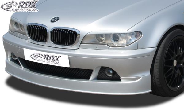 RDX Frontspoiler für BMW 3er E46 Coupe / Cabrio Facelift (2003+) Frontlippe Front Ansatz Spoilerlippe