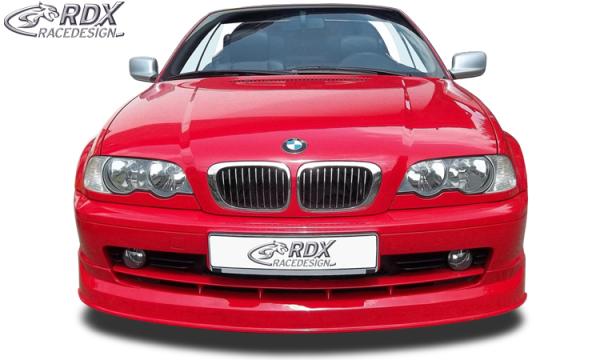 RDX Frontspoiler für BMW 3er E46 Coupe / Cabrio (-2002) Frontlippe Front Ansatz Spoilerlippe