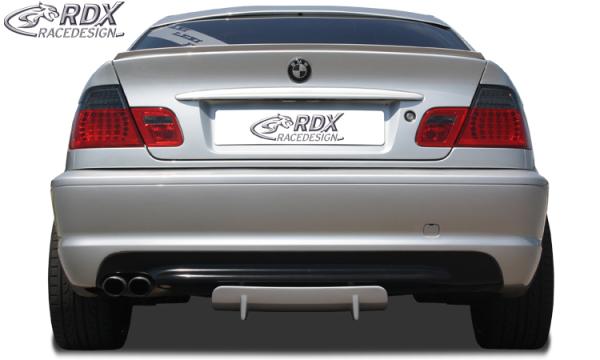 RDX Heckdiffusor U-Diff für BMW E46 (alle, auch M-Technik, M3, Touring) Diffusor Heck Ansatz