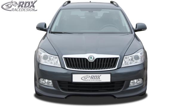 RDX Frontspoiler für SKODA Octavia 2 / 1Z Facelift 2008+ (nicht RS) Frontlippe Front Ansatz Spoilerlippe