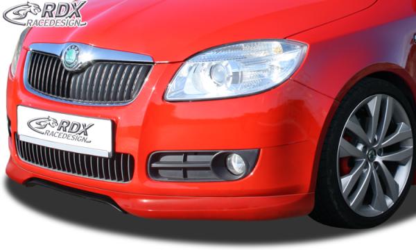 RDX Frontspoiler für SKODA Fabia 2 Typ 5J -2010 (auch für Roomster) Frontlippe Front Ansatz Spoilerlippe