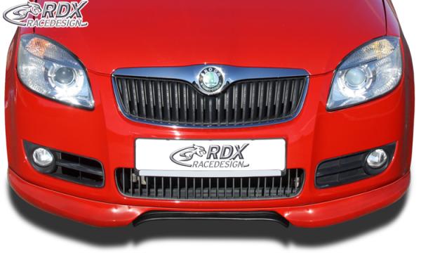 RDX Frontspoiler für SKODA Fabia 2 Typ 5J -2010 (auch für Roomster) Frontlippe Front Ansatz Spoilerlippe