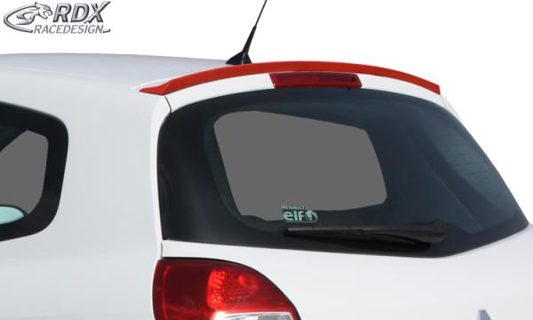 RDX Hecklippe für RENAULT Clio 3 Phase 1 & 2 Dachspoiler Heckspoiler