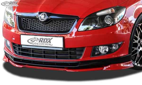 RDX Frontspoilerlippe VARIO-X für SKODA Fabia 2 Typ 5J 2010+ Monte Carlo Frontlippe Front Ansatz Vorne Spoilerlippe