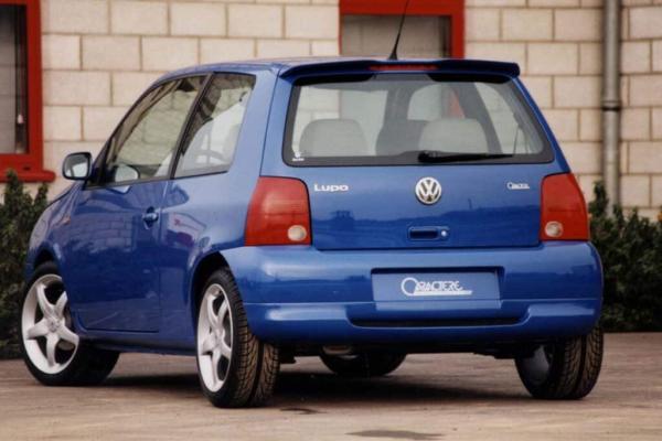 Caractere Heckansatz für VW Lupo 1998-2005 PUR (Lackierung erforderlich) inkl. Teilegutachten