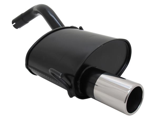 Novus Endschalldämpfer 1 x 90mm für Alfa Romeo 147 Typ 937 1.6 16V / 2.0 16V / 1.9 JTD