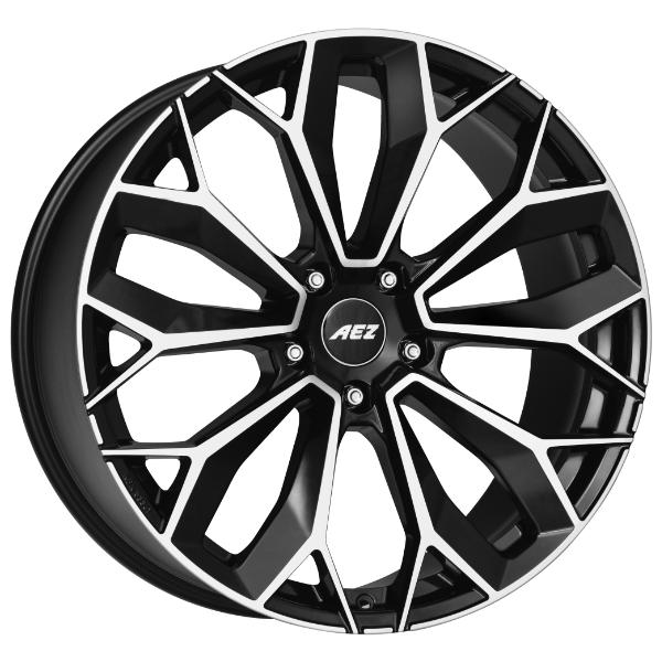 AEZ Alufelge Leipzig dark black/polished 9.5x21 ET37 5x112 Nabe 66.6 KBA 53358