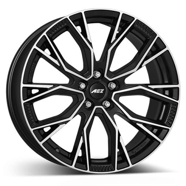 AEZ Alufelge Toronto dark black/polished 9.5x21 ET63 5x130 Nabe 66.6 KBA 55717