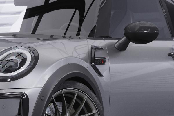 CSR Air Intake Blenden | Airintakes mit ABE für Mini F55, F56, F27 AI032-C Carbon Look Hochglanz (keine Lackierung erforderlich)