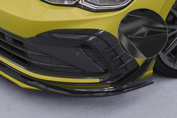 CSR Air Intake Blenden | Airintakes mit ABE für VW Golf 8 GTI, GTD, GTE, R-Line AI035-G Glossy schwarz Hochglanz (keine Lackierung erforderlich)