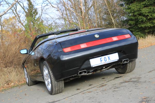 Fox passend für Alfa GTV Typ 916 Endrohrsystem Ausgang rechts/links - 145x65 Typ 59 rechts/links AL091000-671