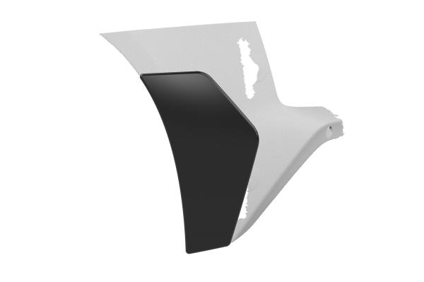 CSR Side Blades / Side Spats mit ABE für Audi R8 (Typ 4S) BL001-C Carbon Look Hochglanz (keine Lackierung erforderlich)