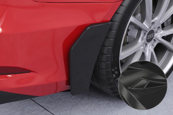 CSR Side Blades / Side Spats mit ABE für Audi A3 (8V) BL002-C Carbon Look Hochglanz (keine Lackierung erforderlich)