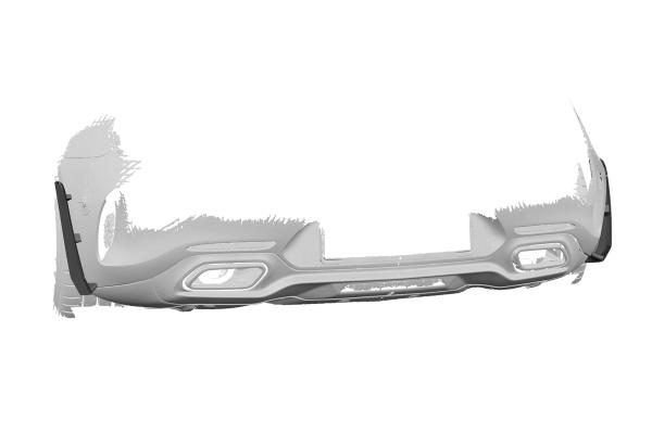 CSR Side Blades / Side Spats mit ABE für Mercedes-Benz AMG GT (190) GT C / GT R BL003-G Glossy schwarz Hochglanz (keine Lackierung erforderlich)