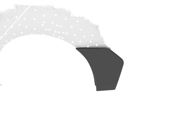 CSR Side Blades / Side Spats mit ABE für Mercedes-Benz C-Klasse S205 AMG BL006-G Glossy schwarz Hochglanz (keine Lackierung erforderlich)